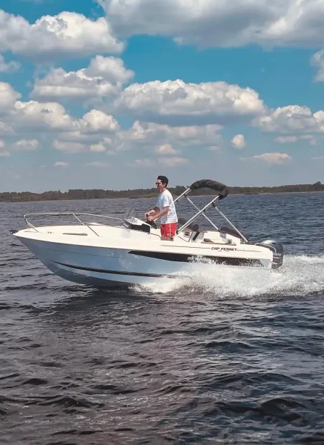 PACKAGE NEUF BATEAU NEUF STOCK B2 MARINE CAP FERRET 155 FISHING 2025 / 50 CV HONDA / REMORQUE ROUTIERE