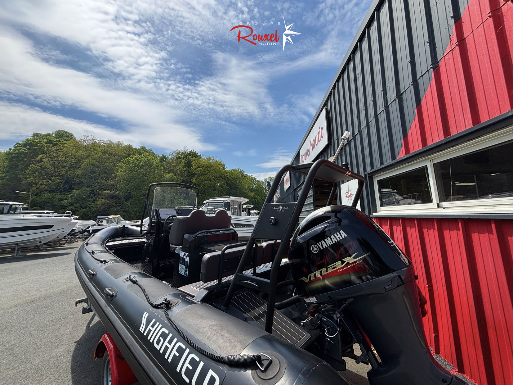 HIGHFIELD PATROL 660 + YAMAHA SHO VMAX VF150XA+ REMORQUE NEUVE MECANOREM